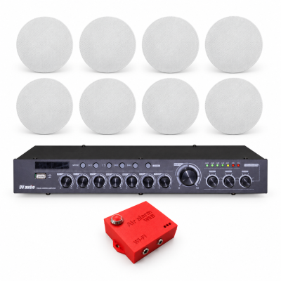 Комплект оповещения о воздушной тревоге AIR alert Wi-Fi + DV audio DMA1808CMG5W — до 240 м²
