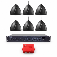 Комплект оповещения о воздушной тревоге AIR alert Wi-Fi + DV audio LA1206PS5B — до 160 м²