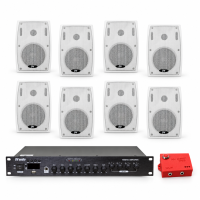 Комплект оповещения о воздушной тревоге AIR alert Wi-Fi + DV audio LA1208PB4W — до 160 м²