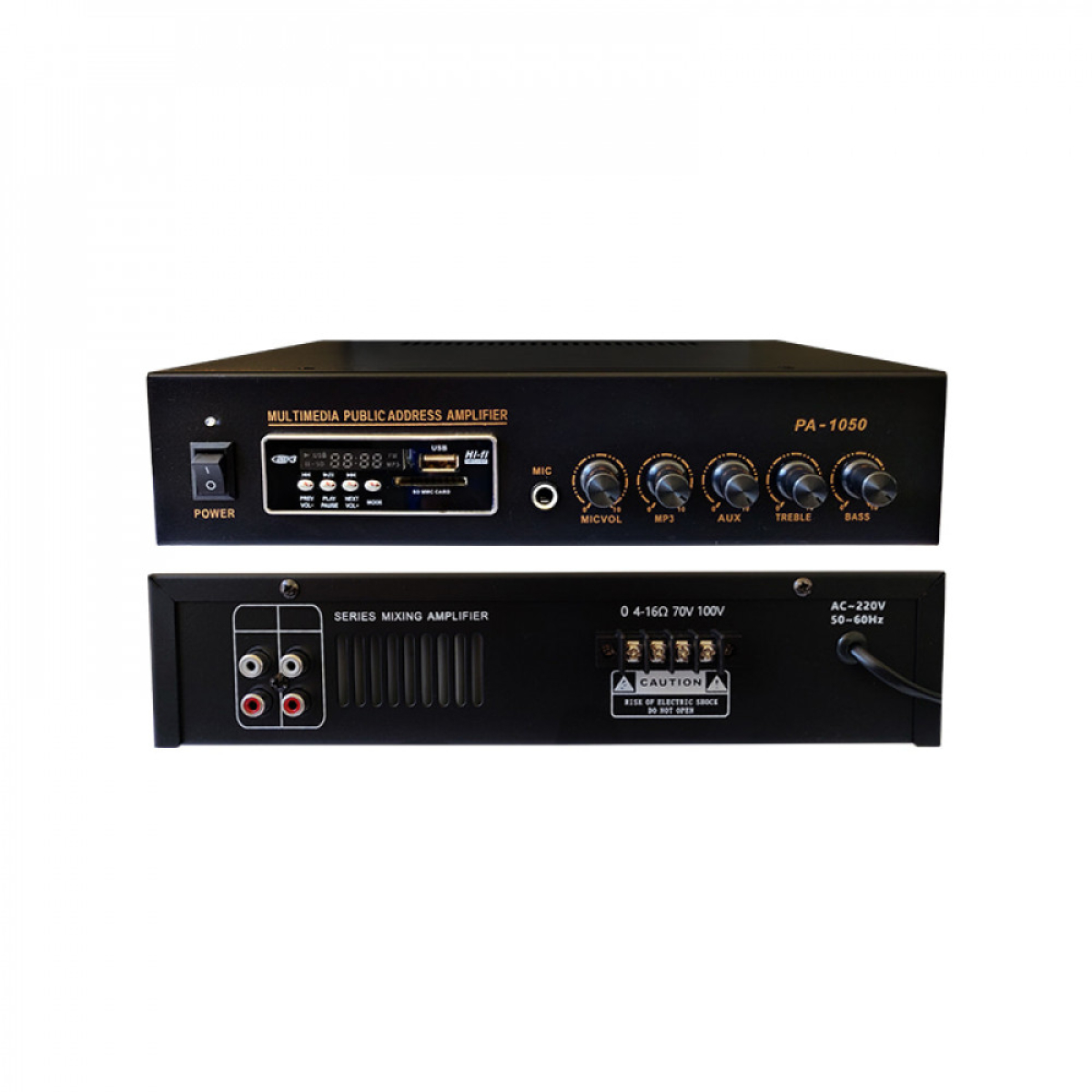 Трансляционный усилитель SOUNDLIGHT PA-1050 Вт SD/USB/BT/FM