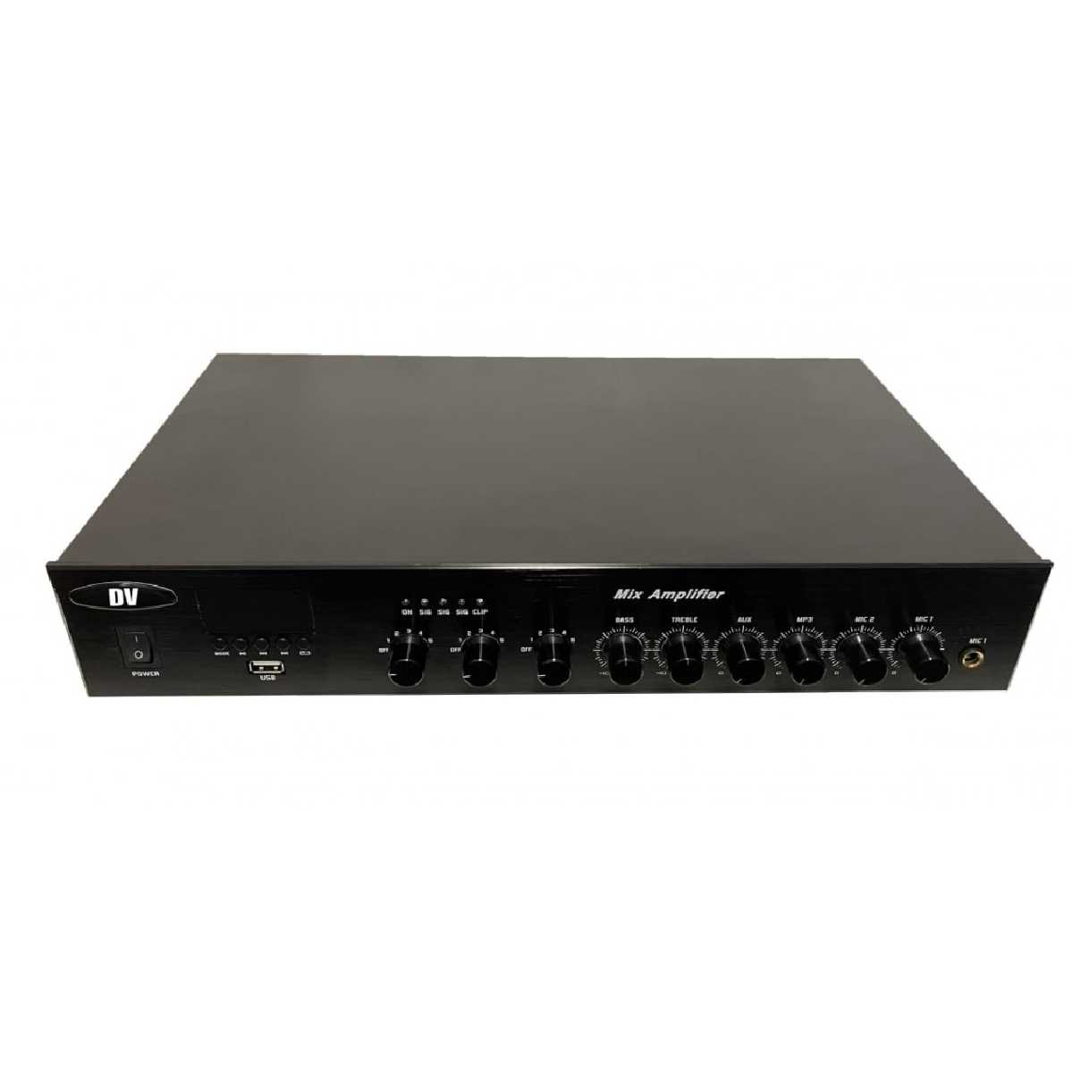 Комплект звука DV Audio LA606C5 до 120 м.кв. + Автоматизированный модуль Воздушная тревога GSM + Минута молчания