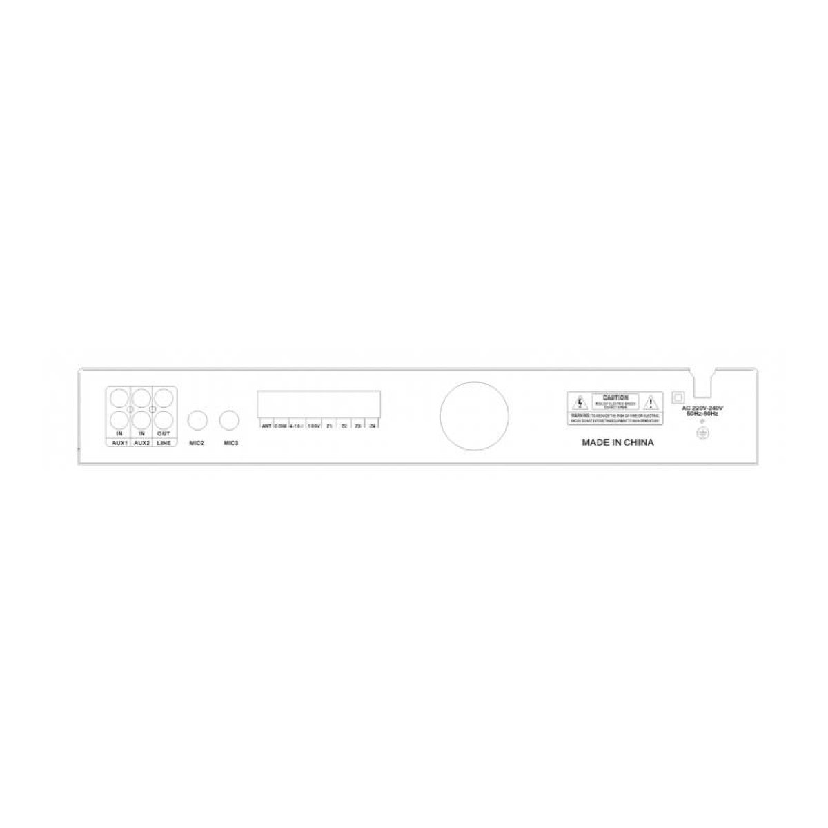 Комплект звука DV Audio LA804MS5B до 80м. + Автоматизований модуль Повітряна тривога GSM + Хвилина мовчання