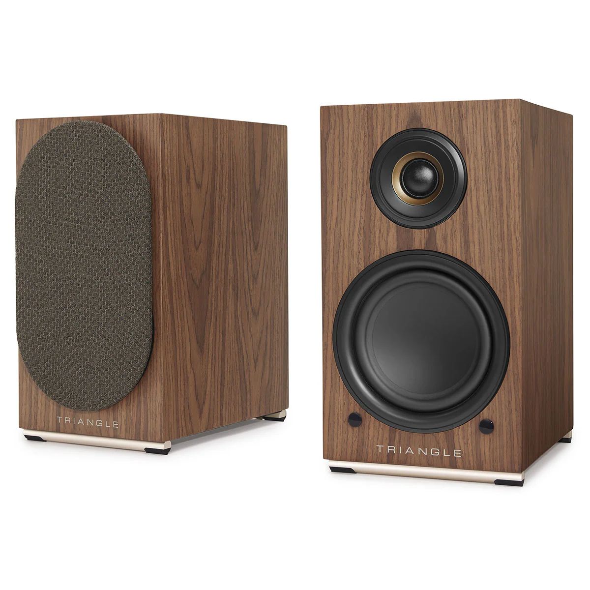 Активна настінна акустика Triangle AIO TWIN Brown Maple (пара)