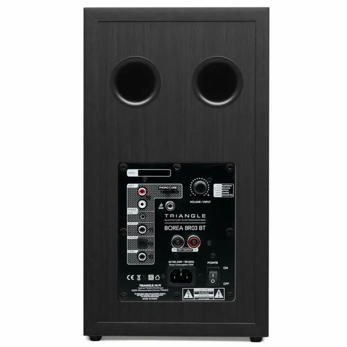 Активная настенная акустика Triangle BR03 BT 90dB/W/m Black