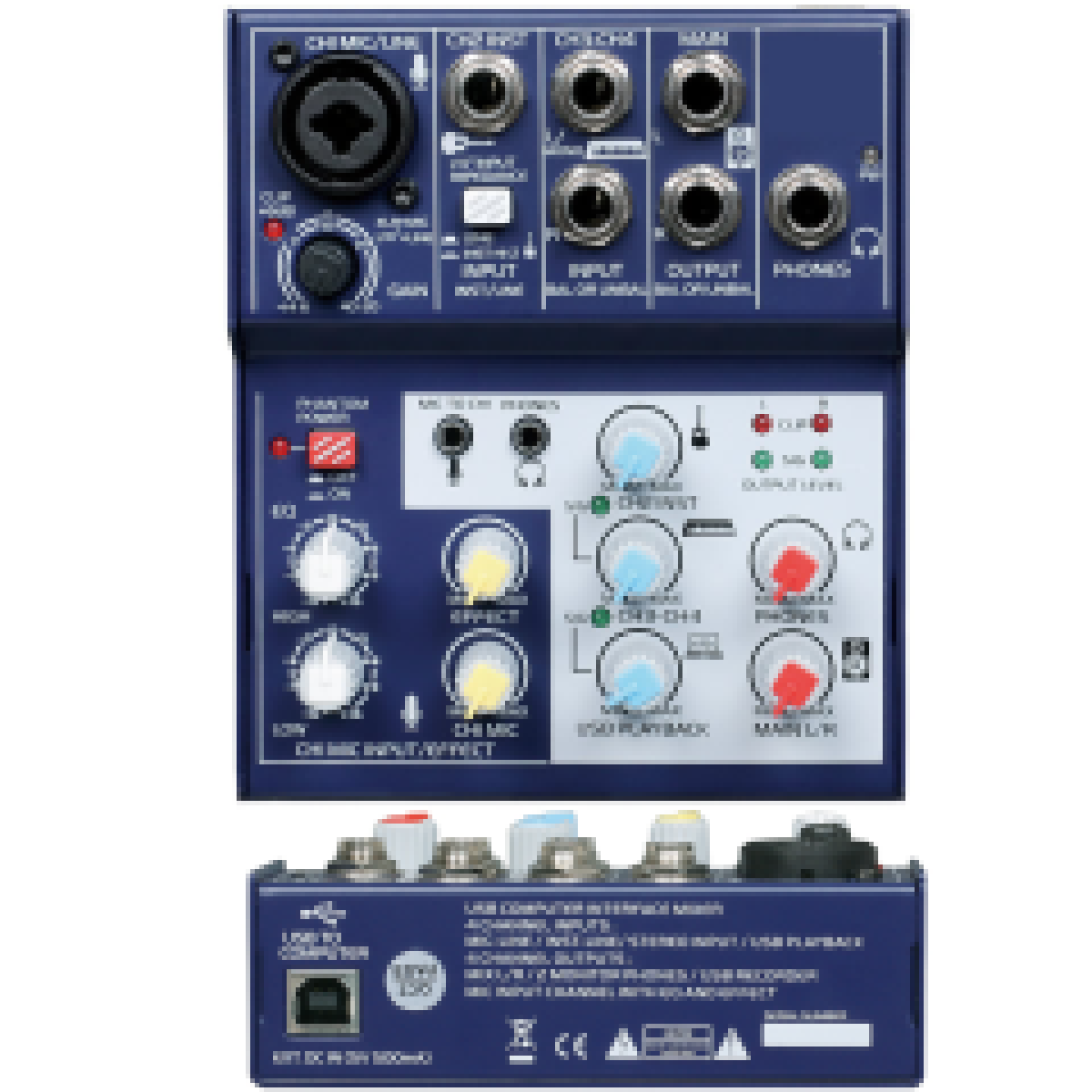 Аналоговый микшерный пульт BIG MIXSOUNDCARD5