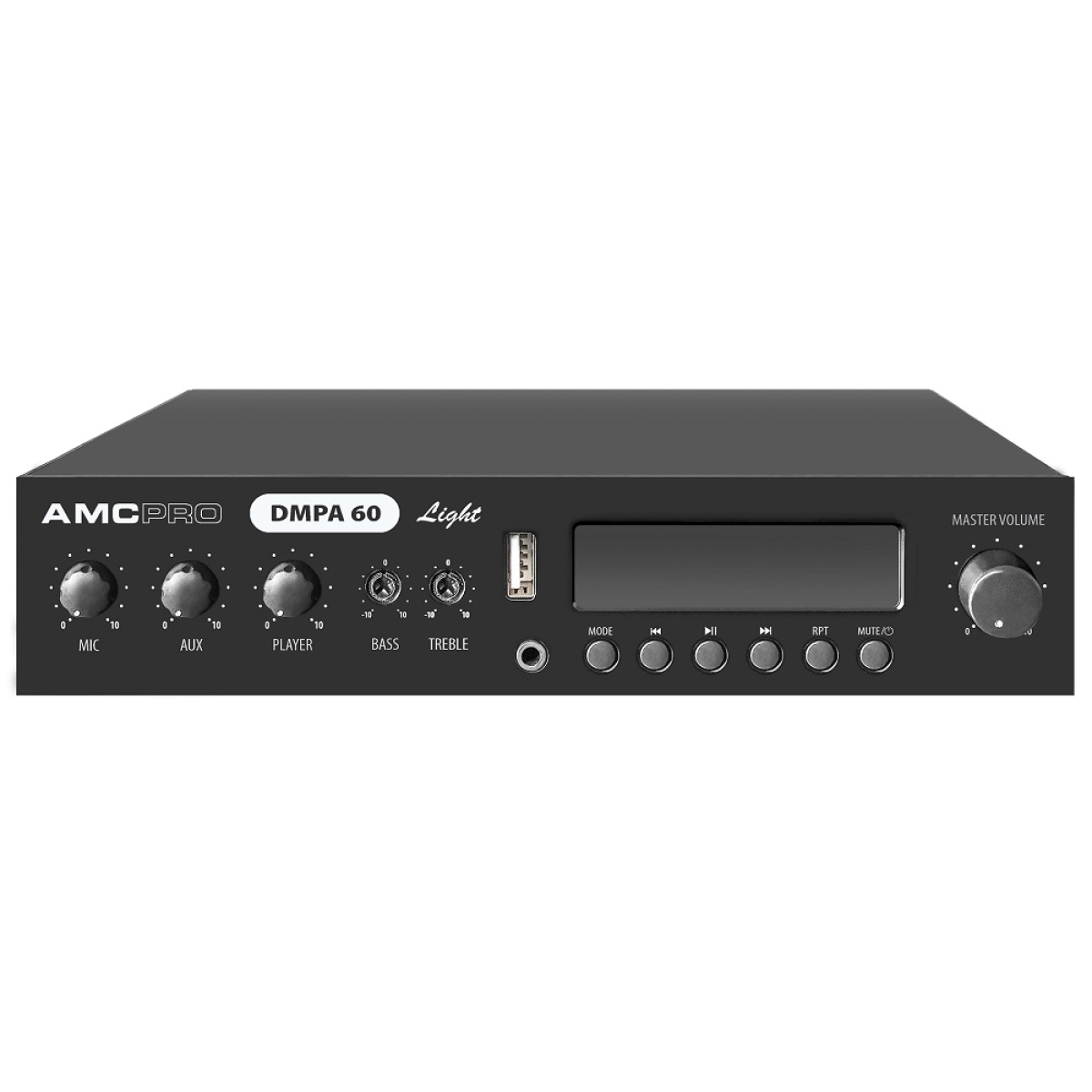 Трансляционный усилитель мощности AMC DMPA 60 LIGHT с SD/USB проигрывателем
