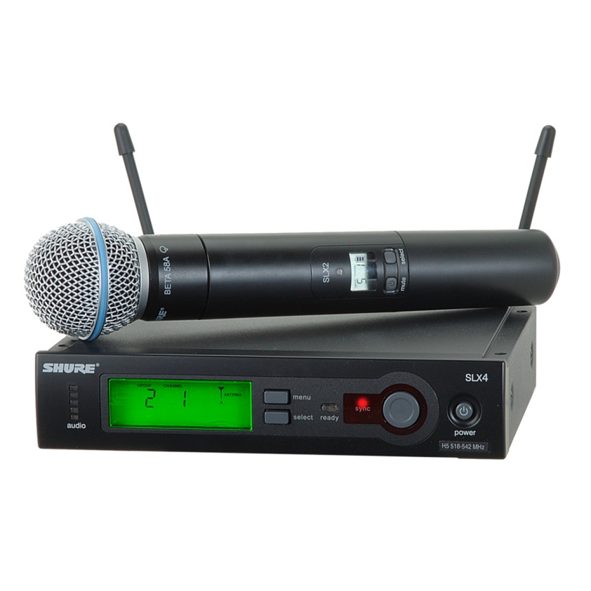 Радиосистема SHURE SLX24E/BETA58-G5E с ручным передатчиком