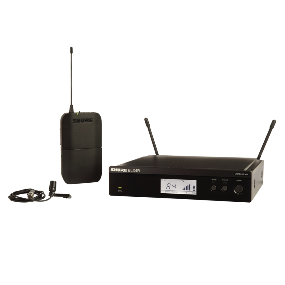 Радиосистема SHURE BLX14RE/CVL-K14 с петличным микрофоном
