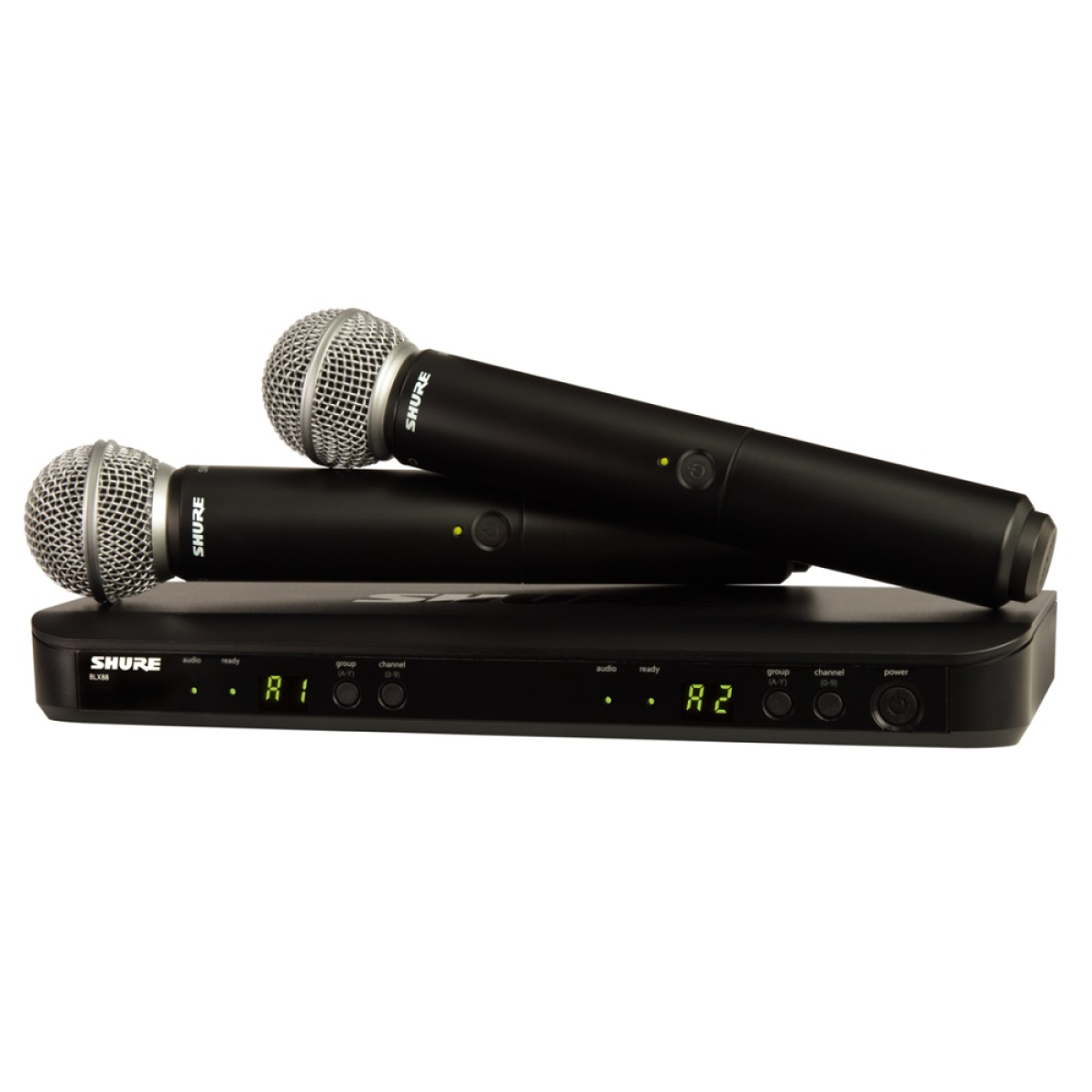 Радіосистема SHURE BLX288E/SM58-K14 з двома ручними передавачами