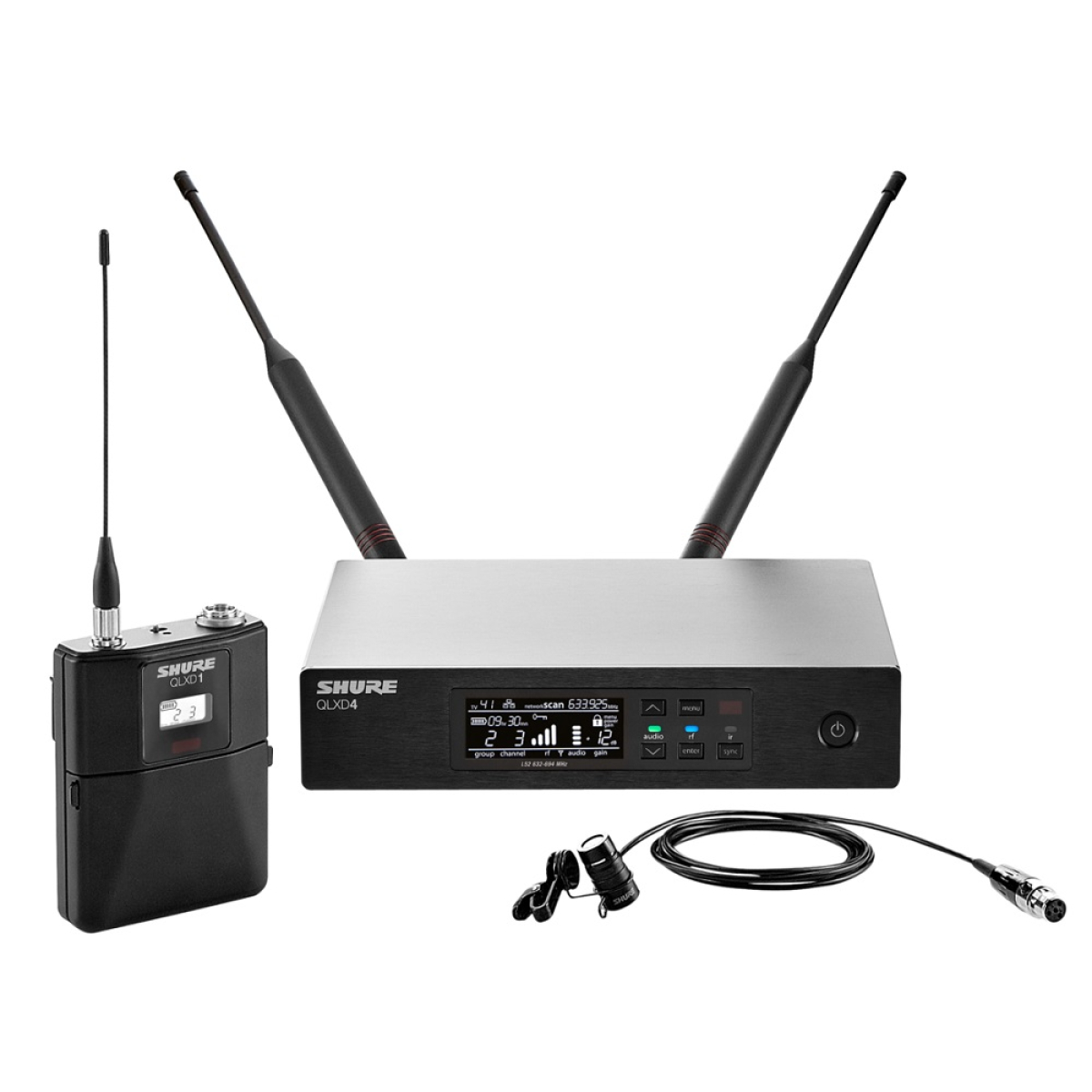 Радіосистема SHURE QLXD14E/83-Q51 з петличним мікрофоном