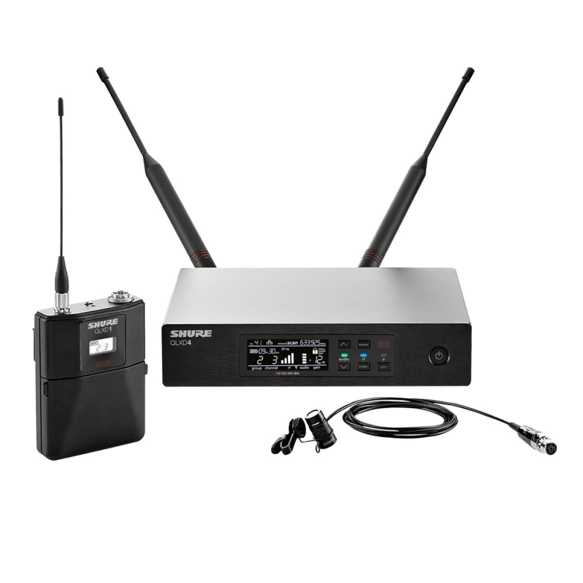 Радиосистема SHURE QLXD14E/84-V51 с петличным микрофоном