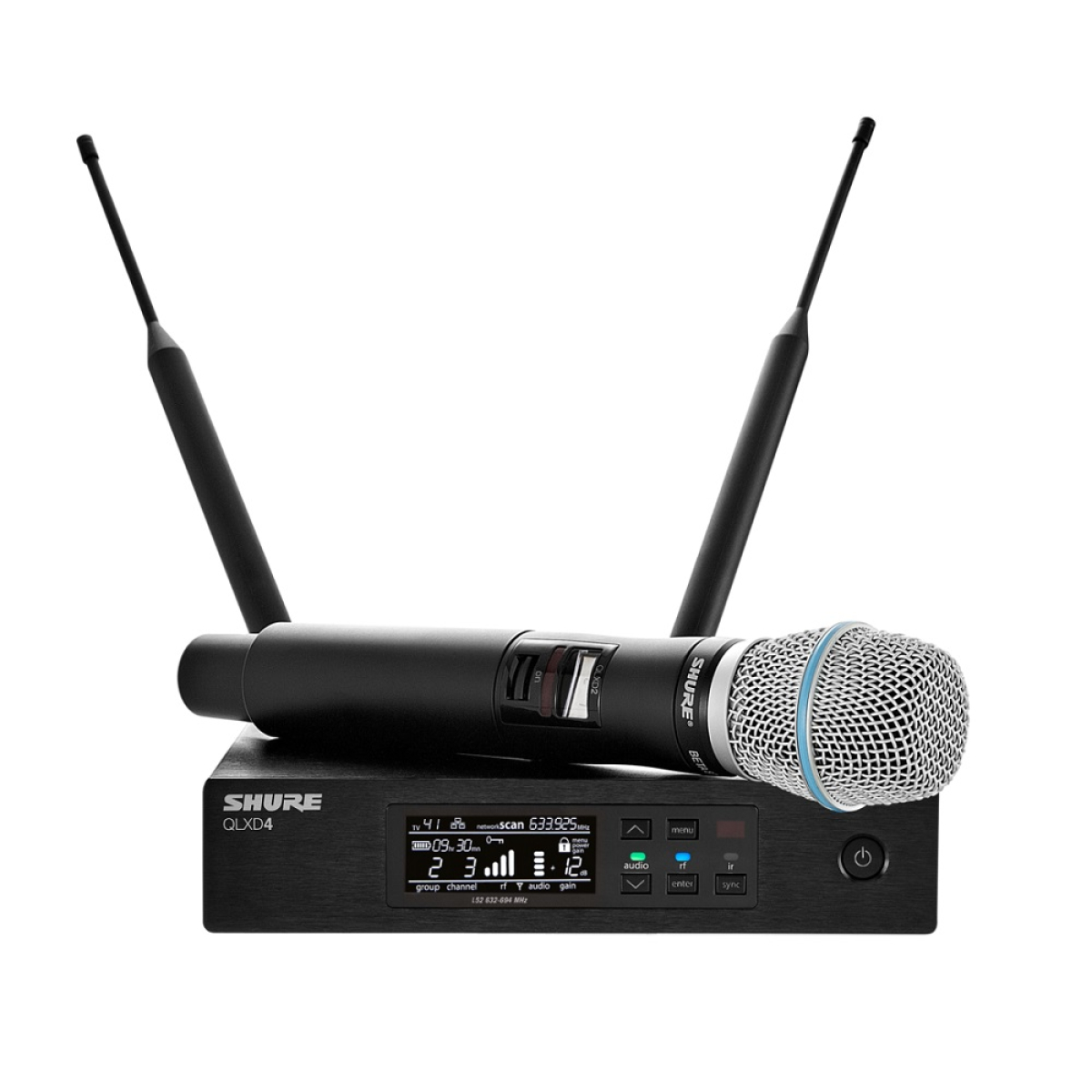 Радиосистема SHURE QLXD24E/B87A-G51 с ручным передатчиком