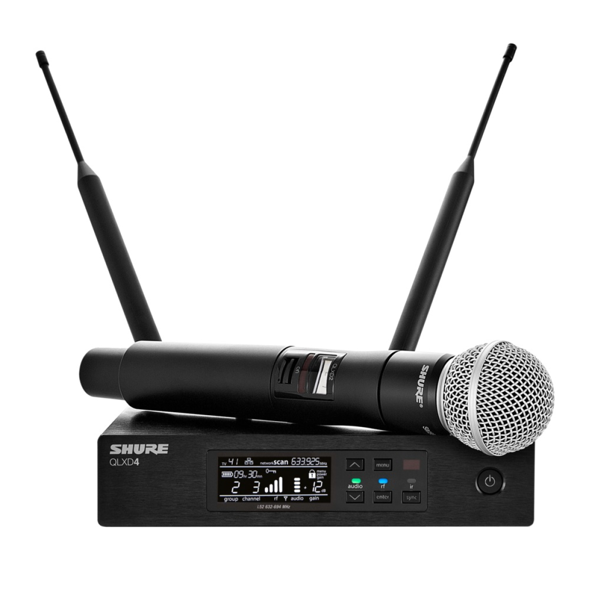 Радиосистема SHURE QLXD24E/SM58-H51 с ручным передатчиком