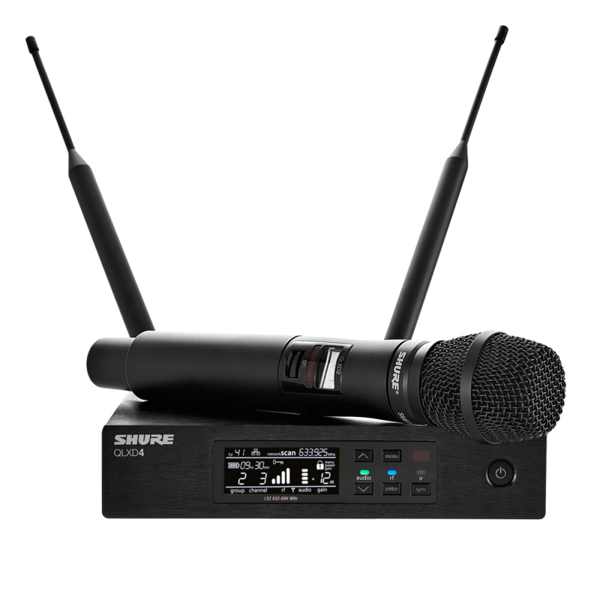 Радиосистема SHURE QLXD24E/SM87-L52 с ручным передатчиком